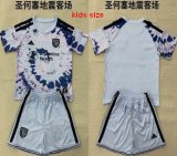 2026-2027 San Jose earthquake club gray blue kids soccer jerseys away