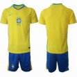 2025-2026 Brazil team yellow blue soccer jerseys home