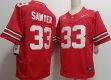 Ohio State Buckeyes #33 Jack Sawyer red college football jersey-XST