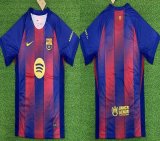 2025-2026 Barcelona club thailand version red blue soccer uniforms home