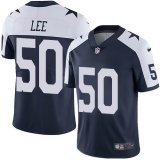 Nike Dallas cowboys #50 Sean Lee dark blue white color Rush Limited Jersey