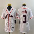 Youth Nike Houston Astros #3 Jeremy Pena white majestic baseball jerseys-BD 01