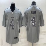 Nike Oakland Raiders #4 Derek Carr gray Color Rush Limited Jersey CA4