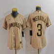 Youth Nike San Diego Padres #3 Jackson Merrill beige majestic baseball jerseys