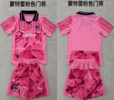 2025-2026 Monterey club pink kid goalkeeper soccer jerseys