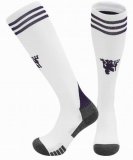 2025-2026 Manchester United Club white purple soccer socks away