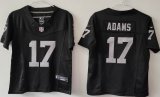 Youth Las Vegas Raiders 17# Davante Adams black Nike Vapor F.U.S.E. Limited Jersey