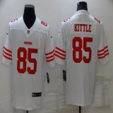 49ers #85 George Kittle nike white Color Rush Limited Jersey 01