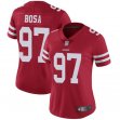 women 49ers #97 Nick Bosa nike red Color Rush Limited Jersey-BD