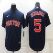 Nike Boston Red Sox #5 Enrique Hernandez dark blue majestic baseball jerseys-BD