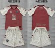 2026-2027 Malaga club red beige soccer jerseys away