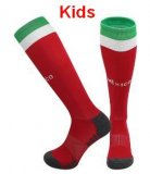 2026 Mexico team red kids soccer socks home