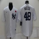 Nike New York Yankees #48 Rizzo white majestic baseball Jersey-BD