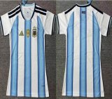 2026-2027 Argentina Team white blue women soccer jerseys home
