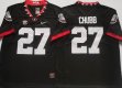 Georgia Bulldogs #27 Nick Chubb black College Football Color Rush Limited Jersey-pns