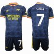 2026-2027 Arsenal Club #7 SAKA Navy soccer jerseys away