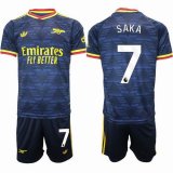 2026-2027 Arsenal Club #7 SAKA Navy soccer jerseys away