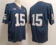 Penn State #15 Drew Allar dark blue college jerseys-XST