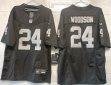 Las Vegas Raiders #24 Charles Woodson black Nike Vapor F.U.S.E. Limited Jersey
