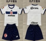 2026-2027 Toluca club white navy soccer jerseys away