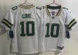 Women Packers #10 Jordan Love Nike white Color Rush Limited Jersey-LT