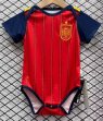 2026 Spain Team red soccer baby clothes home