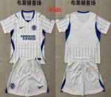 2026-2027 Brighton Hove club white kids soccer jerseys away