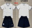 2026-2027 Lazio club white navy kids soccer jerseys away