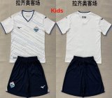 2026-2027 Lazio club white navy kids soccer jerseys away