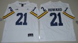 Jordan Brand Michigan Wolverines Desmond Howard 21 College Football Limited Jersey - White