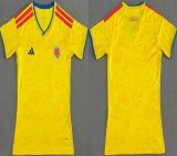 2026 World Cup Colombia team yellow women soccer jerseys home