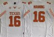 Texas Longhorns #16 Arch Manning white college football jerseys