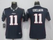 Women New England Patriots #11 Julian Edelman Nike blue Color Rush Limited Jerseys