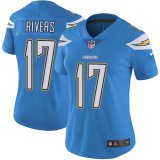 Women Chargers 17 Philip Rivers Nike skyblue Color Rush Limited Jersey