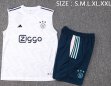 2023-2024 Ajax white blue soccer vest uniforms D838