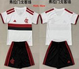 2026-2027 Flamenco club white black kids soccer jerseys away