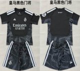 2026-2027 Real Madrid club black goalkeeper soccer jerseys