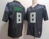 Ducks #8 Dillon Gabriel black college football jerseys-XST