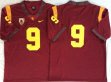O.J Simpson USC Trojans #9 JuJu Smith Schuster red NCAA College football jerseys