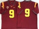 O.J Simpson USC Trojans #9 JuJu Smith Schuster red NCAA College football jerseys