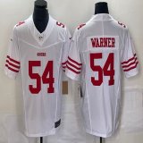 Nike San Francisco 49ers #54 Fred Warner white Nike Vapor F.U.S.E. Limited Jersey