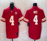 Nike Kansas City Chiefs #4 Rashee Rice red Color Rush Limited Jersey-BD