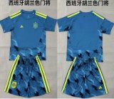 2026-2027 Spain team blue goalkeeper soccer jersey