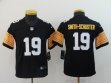 Youth Nike Pittsburgh Steelers 19 Smith-schuster black Color Rush Limited Jersey-BD
