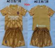 2026-2027 AC Milan club gold kids goalkeeper soccer jerseys