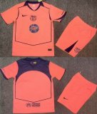 2025-2026 Barcelona club orange soccer jerseys second away