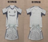 2025-2026 Los Angeles Galaxy club gray kid soccer uniforms