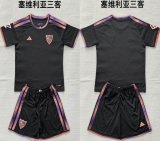 2026-2027 Seville club black soccer jerseys thrid away