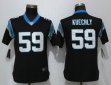 Women Panthers luke kuechly #59 black Color Rush Limited Jersey