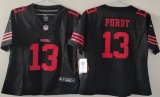 Youth San Francisco 49ers 13# Brock Purdy black Nike Vapor F.U.S.E. Limited Jersey